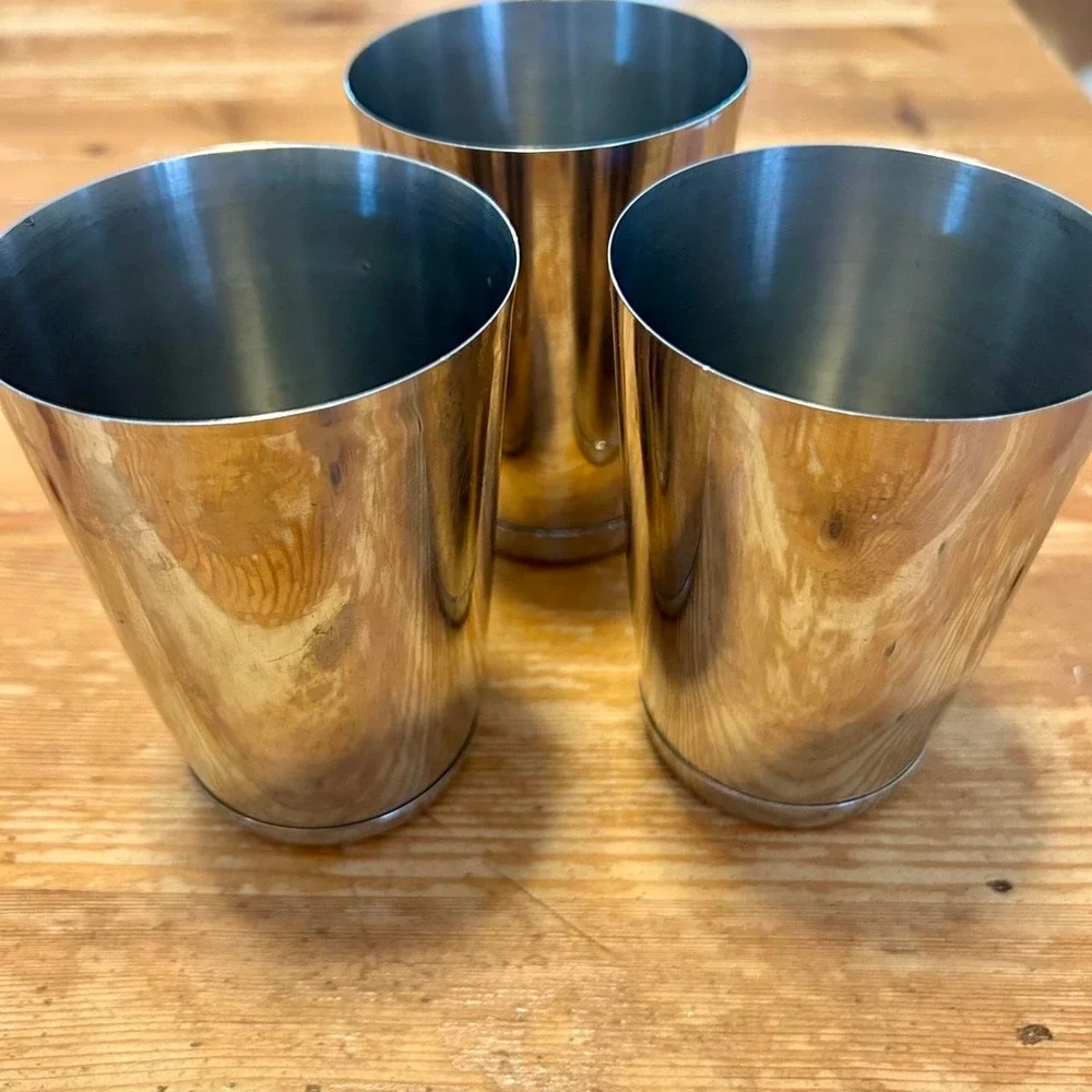 Cocktail Shaker Tins Stainless Steel Weighted Bar Tool